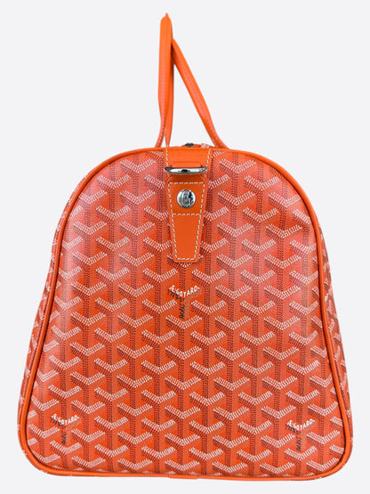 Goyard Orange Boston 50 Duffel Bag