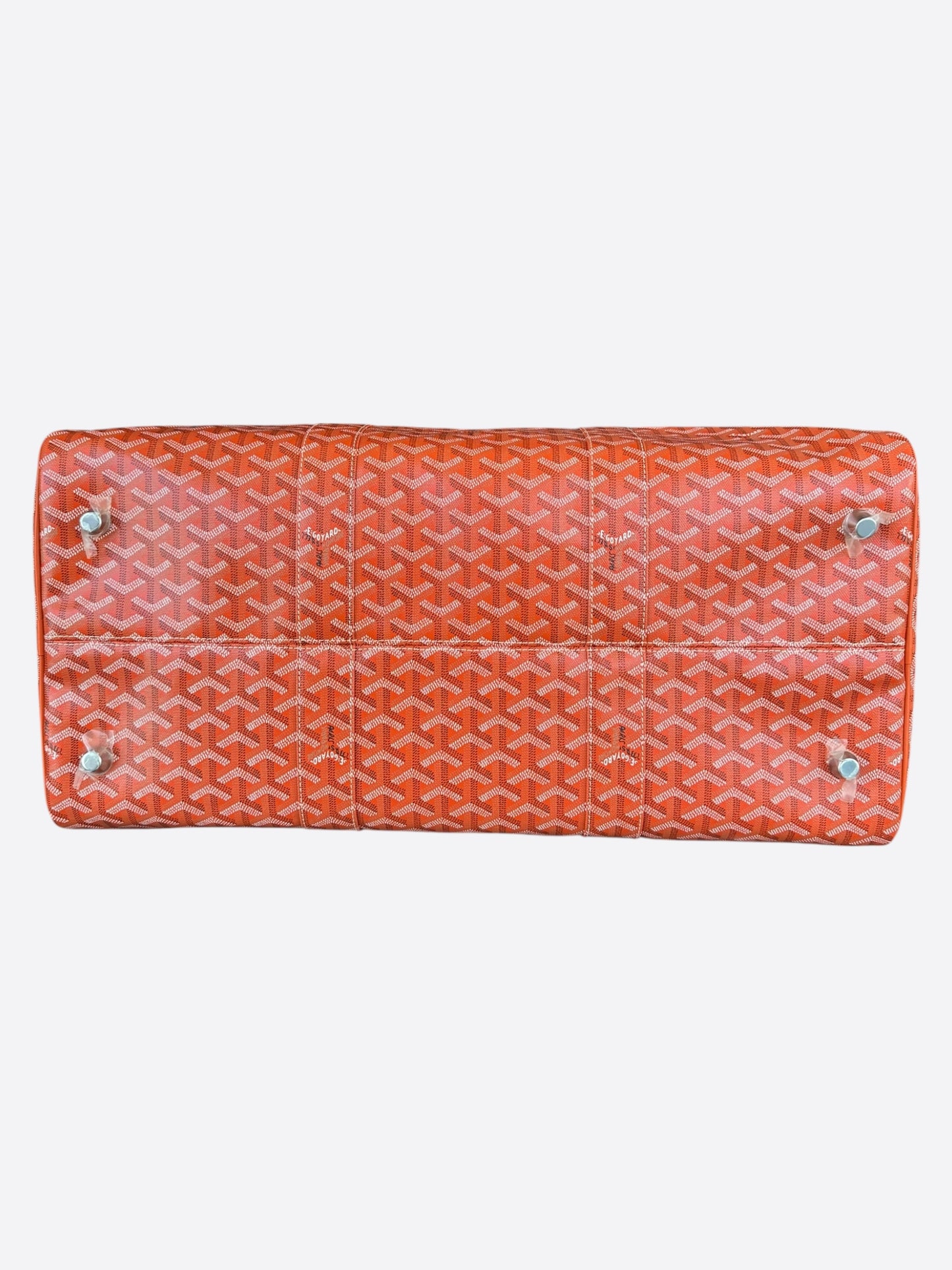 Goyard Orange Boston 50 Duffel Bag