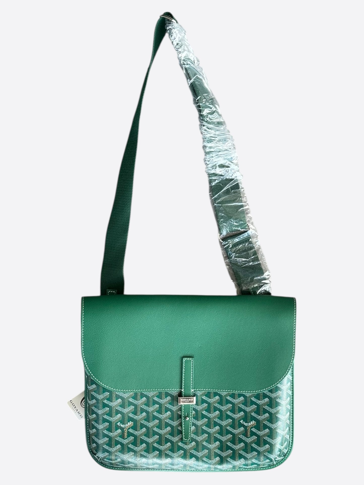 Goyard Green Coursier Messenger Bag