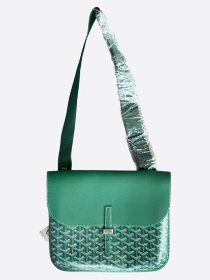 Goyard Green Coursier Messenger Bag