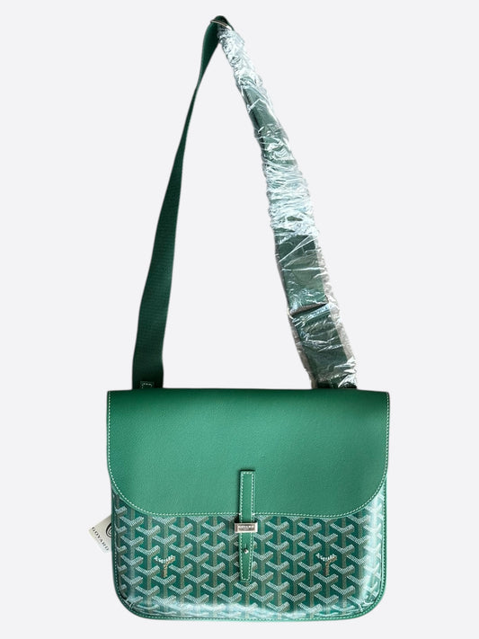 Goyard Green Coursier Messenger Bag