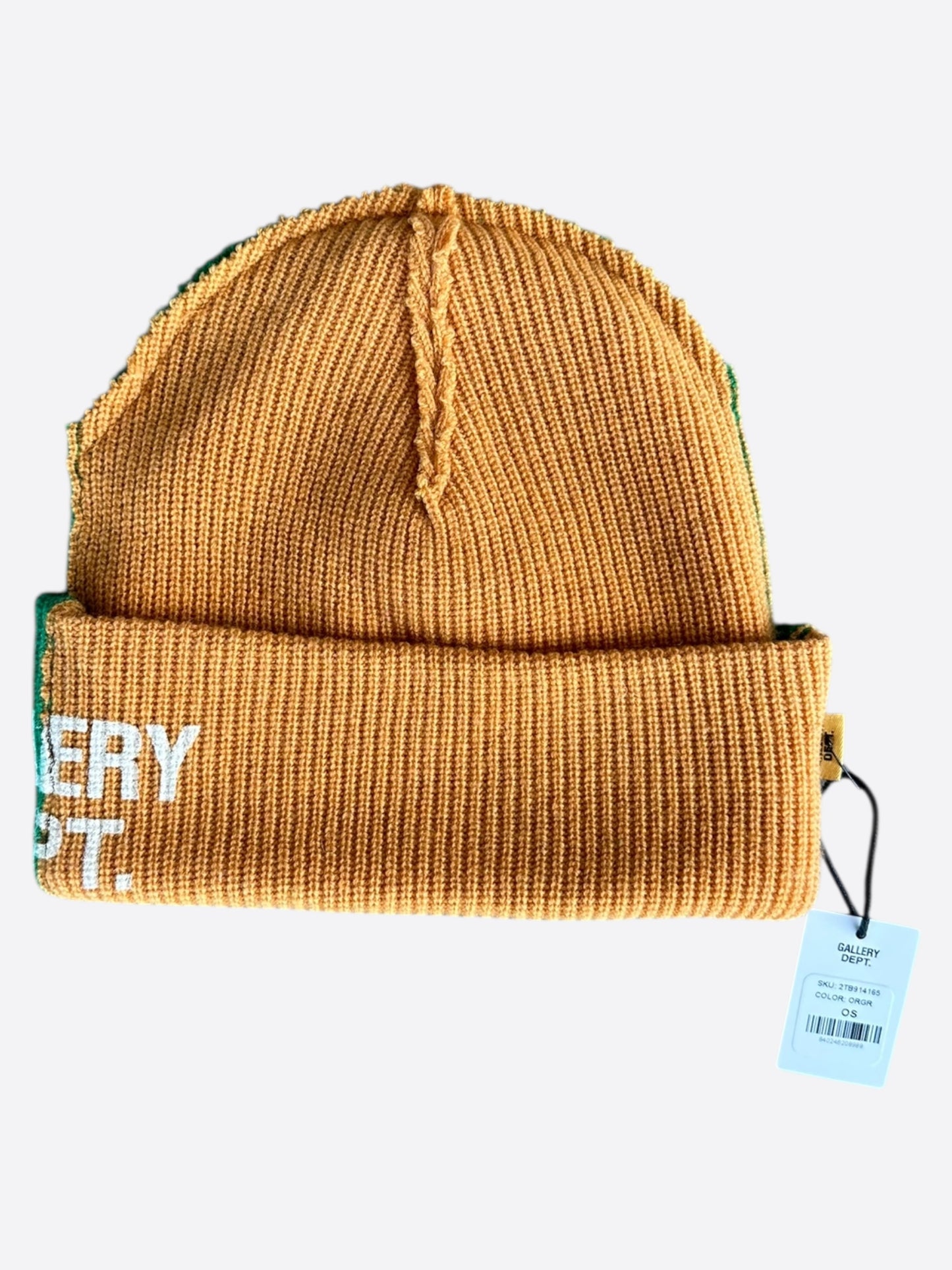 Gallery Dept Orange & Green Topanga Logo Beanie