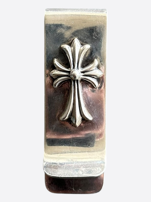 Chrome Hearts Silver Cross Money Clip