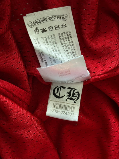 Chrome Hearts Matty Boy Red ‘99 Team’ Logo Mesh Shorts