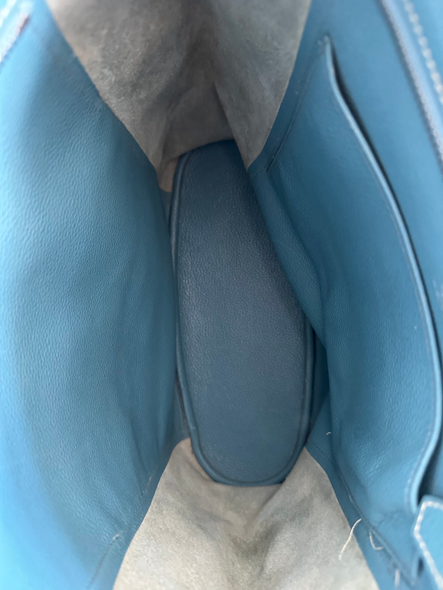Hermes Blue Jean Taurillon Good News PM Shoulder Bag