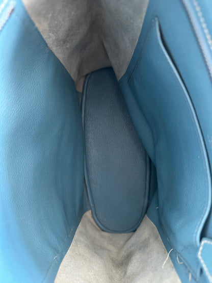 Hermes Blue Jean Taurillon Good News PM Shoulder Bag