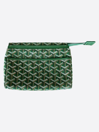 Goyard Green Miroir PM Toiletry Bag