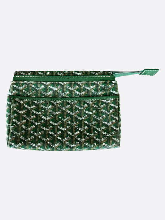 Goyard Green Miroir PM Toiletry Bag