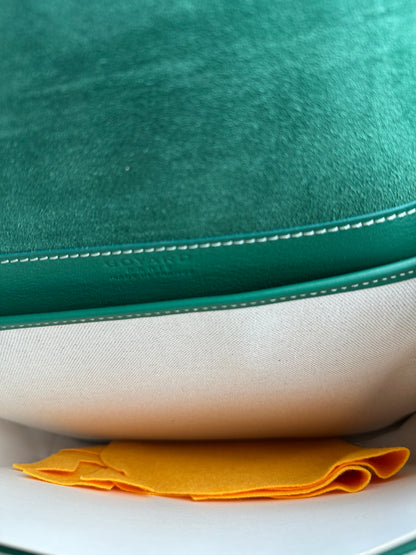 Goyard Green Coursier Messenger Bag