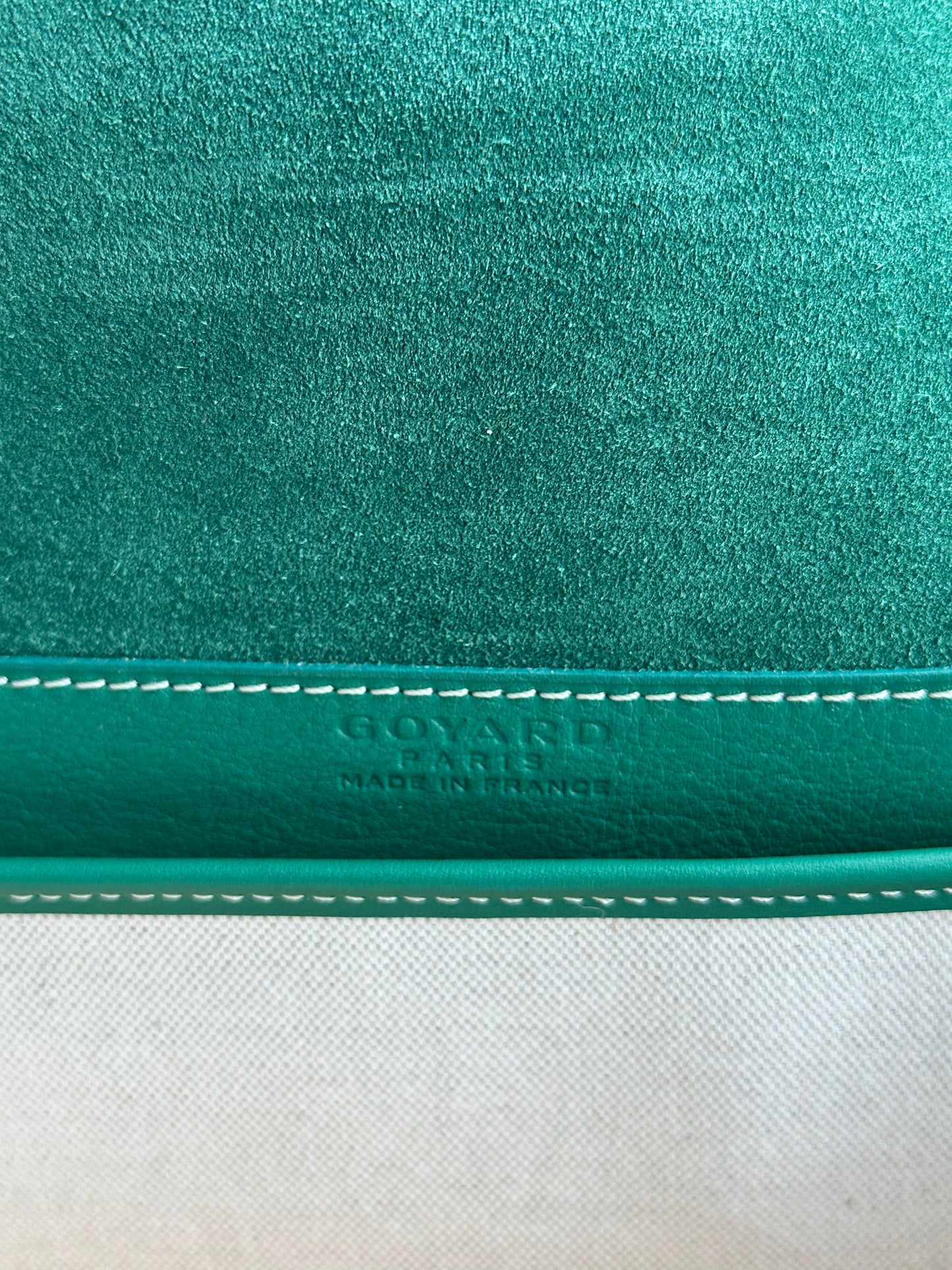 Goyard Green Coursier Messenger Bag