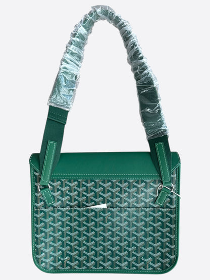 Goyard Green Coursier Messenger Bag