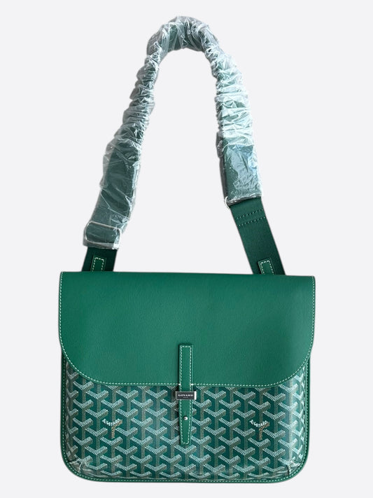 Goyard Green Coursier Messenger Bag
