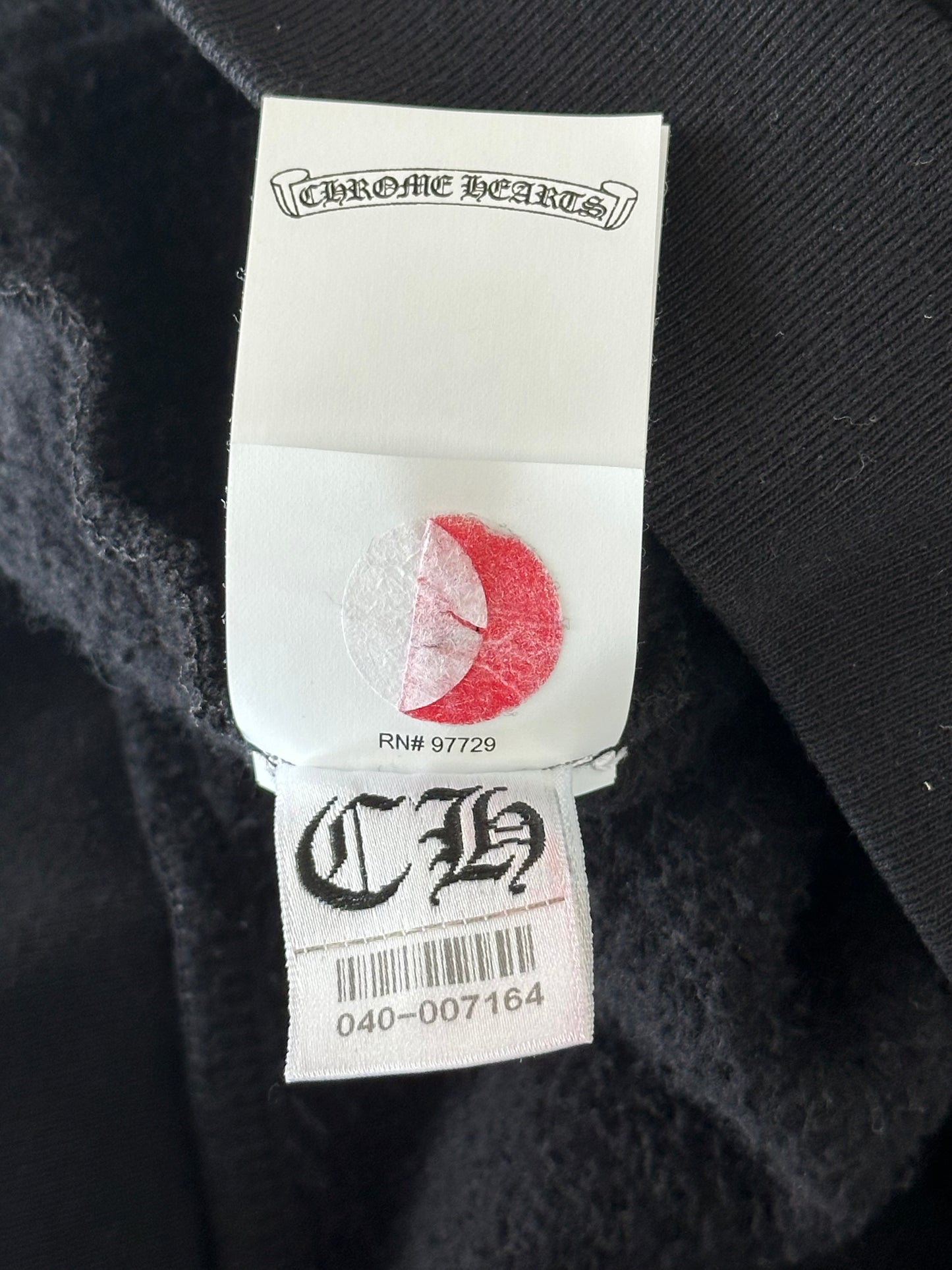 Chrome Hearts Black Cross Patch Sweater