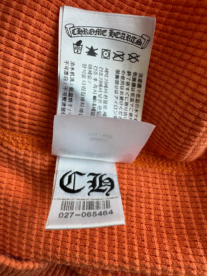 Chrome Hearts Matty Boy Orange Link Thermal Longsleeve T-Shirt