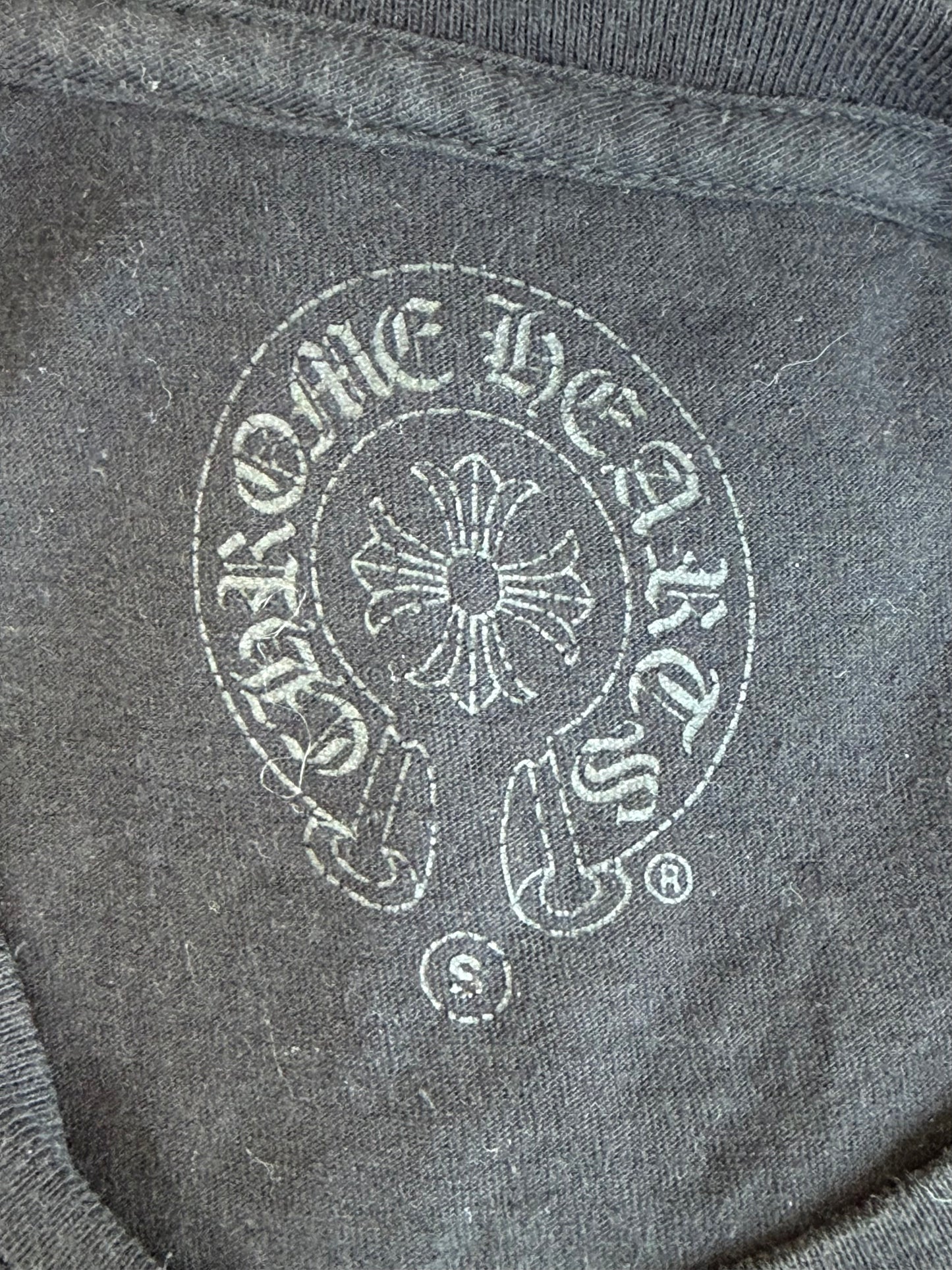 Chrome Hearts Guns N' Roses Black, White & Red Cross Logo T-Shirt