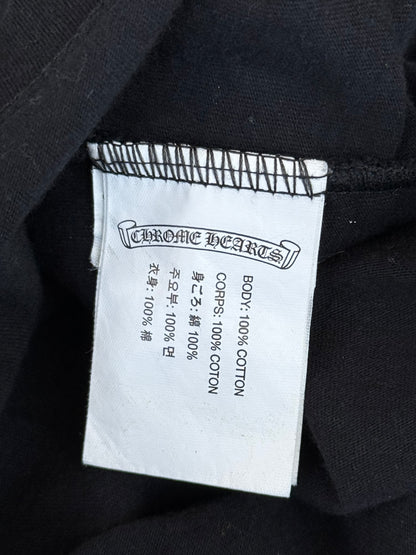 Chrome Hearts Guns N' Roses Black, White & Red Cross Logo T-Shirt