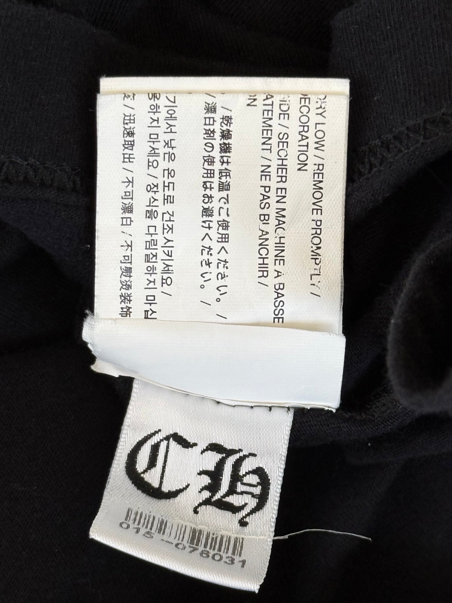 Chrome Hearts Guns N' Roses Black, White & Red Cross Logo T-Shirt
