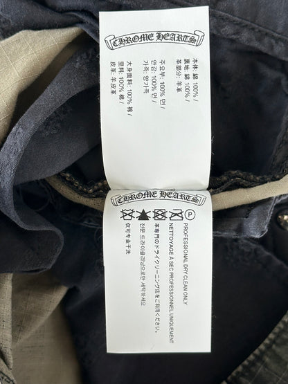 Chrome Hearts Green Camouflage Cross Patch Cargo Pants
