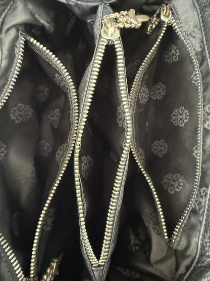 Chrome Hearts Black Mini Tote Bag