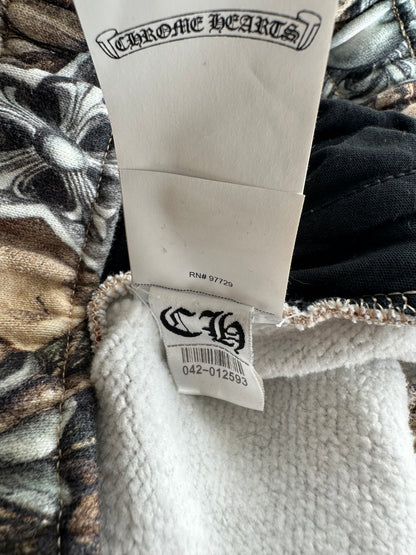 Chrome Hearts Nike NOCTA Camouflage & Black Cross Patch Sweatpants
