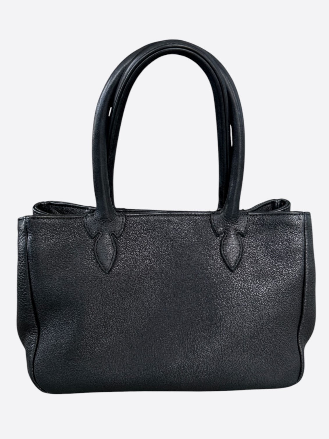 Chrome Hearts Black Mini Tote Bag