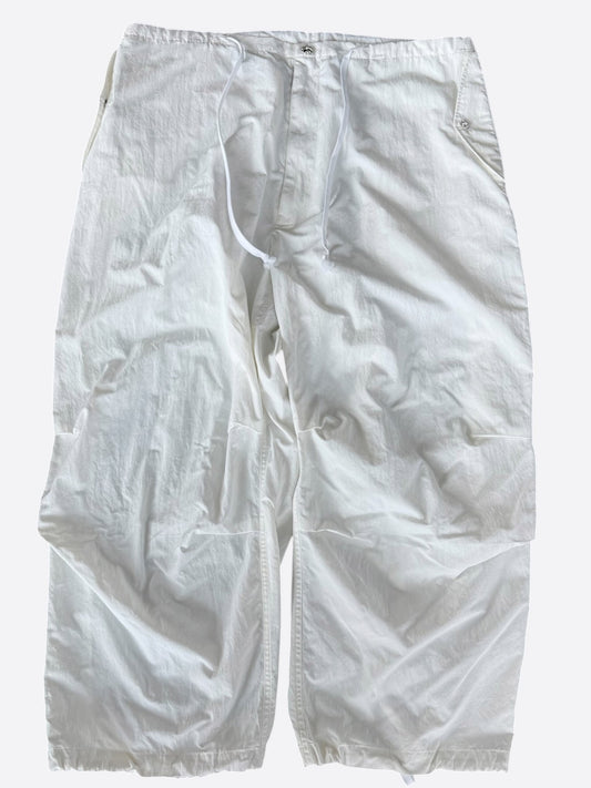 Chrome Hearts White Sack Paratrooper Pants