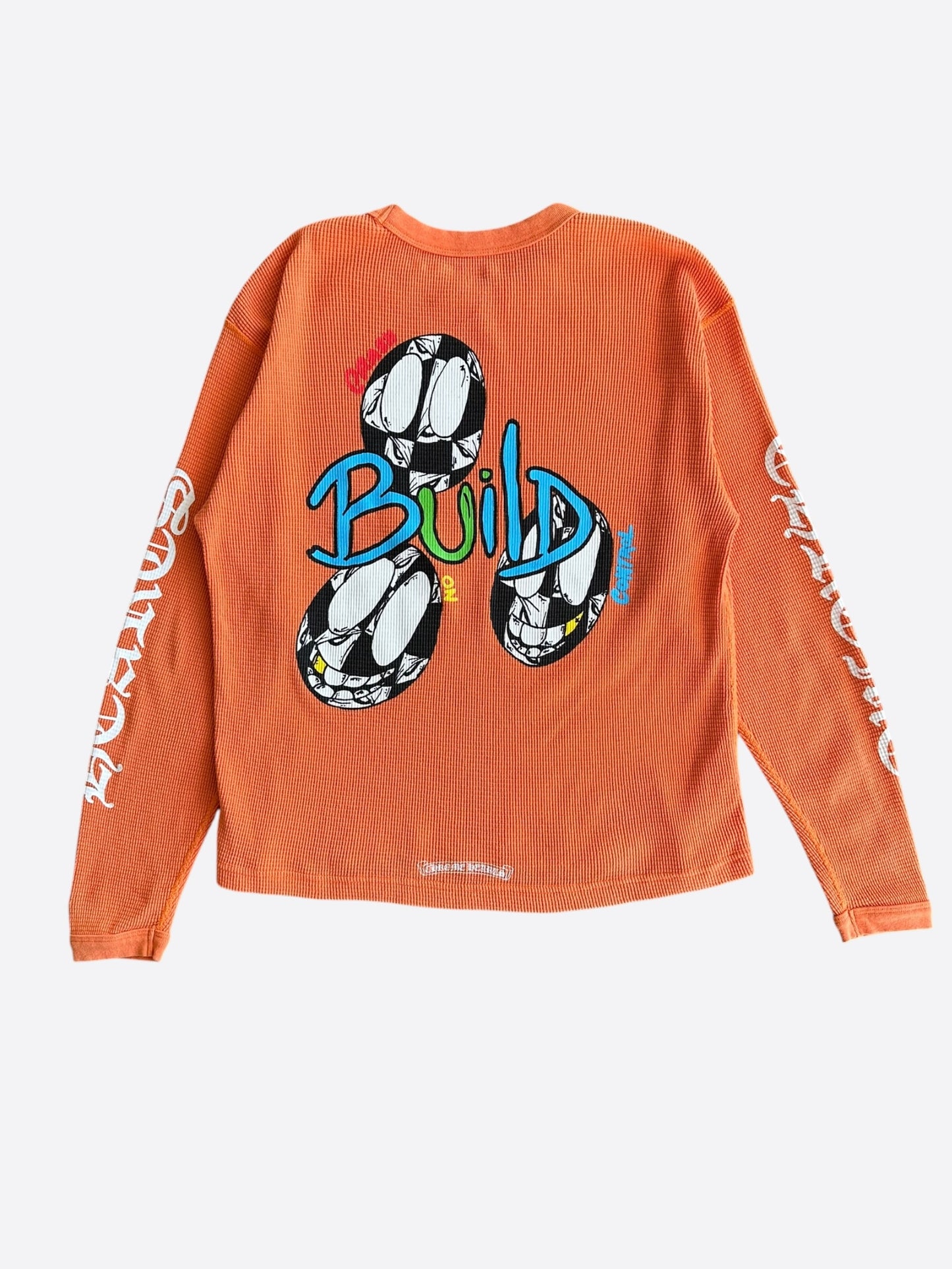 Chrome Hearts Matty Boy Orange Link Thermal Longsleeve T-Shirt