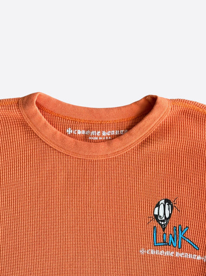 Chrome Hearts Matty Boy Orange Link Thermal Longsleeve T-Shirt