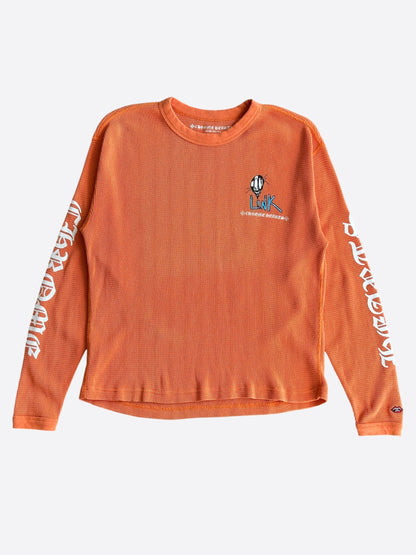 Chrome Hearts Matty Boy Orange Link Thermal Longsleeve T-Shirt