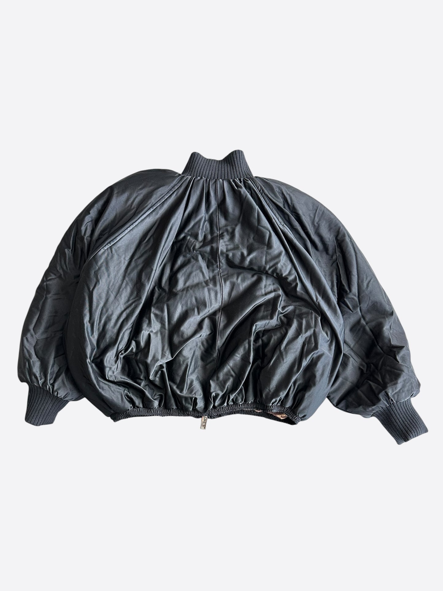 Louis Vuitton Brown Monogram Reversible Fleece Women's Bomber Jacket