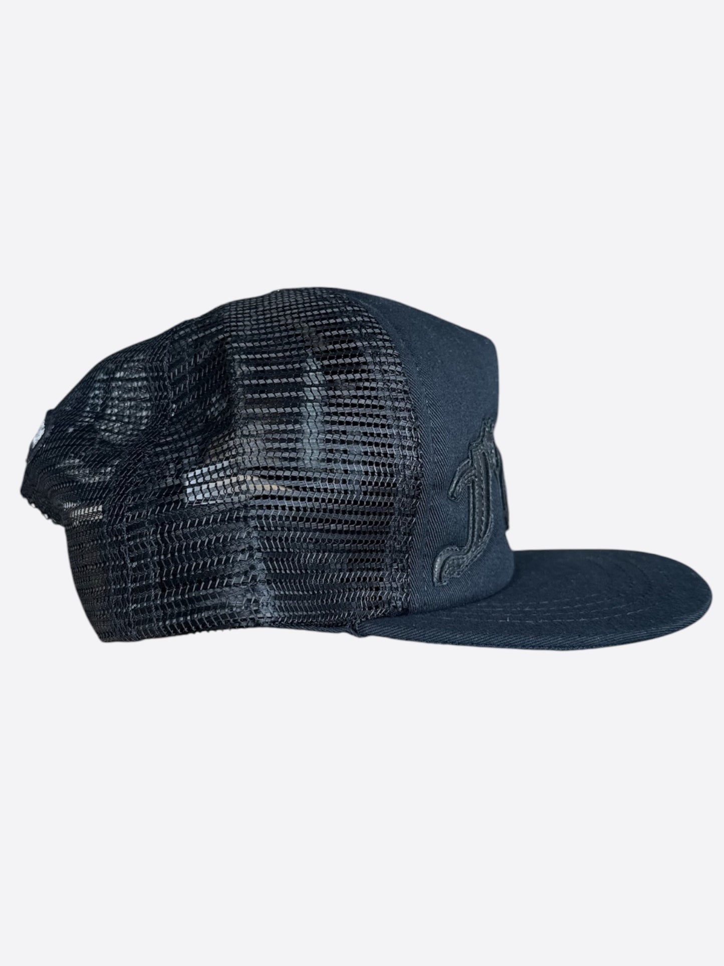 Chrome Hearts Black F*** Patch Trucker Hat