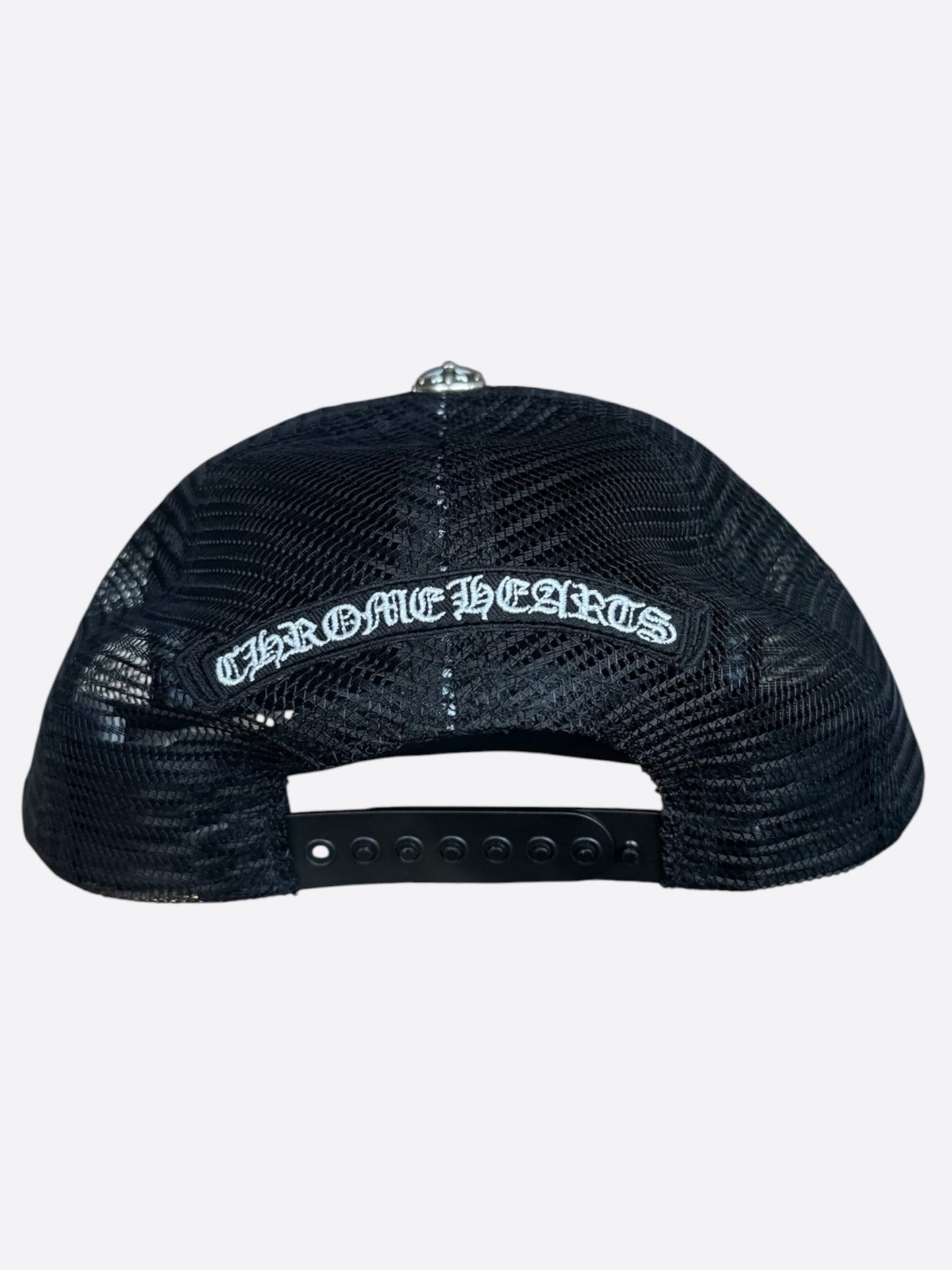 Chrome Hearts Black F*** Patch Trucker Hat