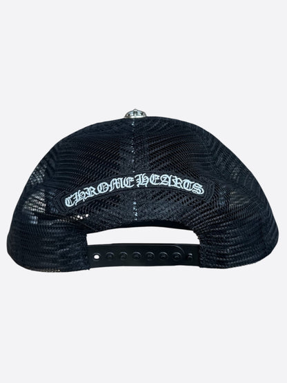 Chrome Hearts Black F*** Patch Trucker Hat