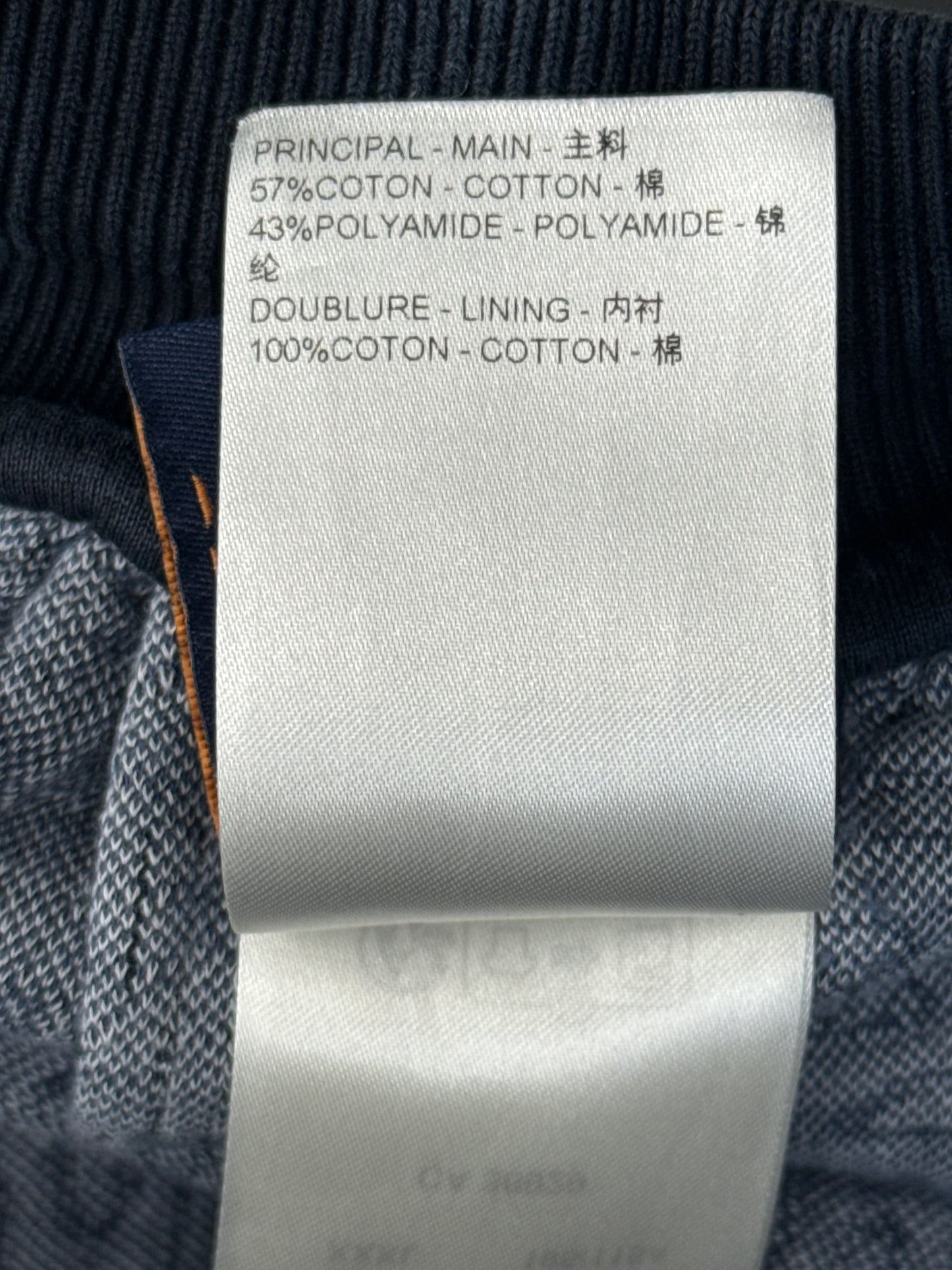 Louis Vuitton Navy & White Damier Shorts