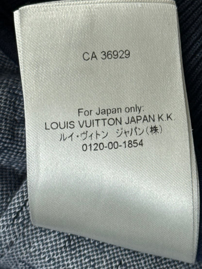 Louis Vuitton Navy & White Damier Shorts