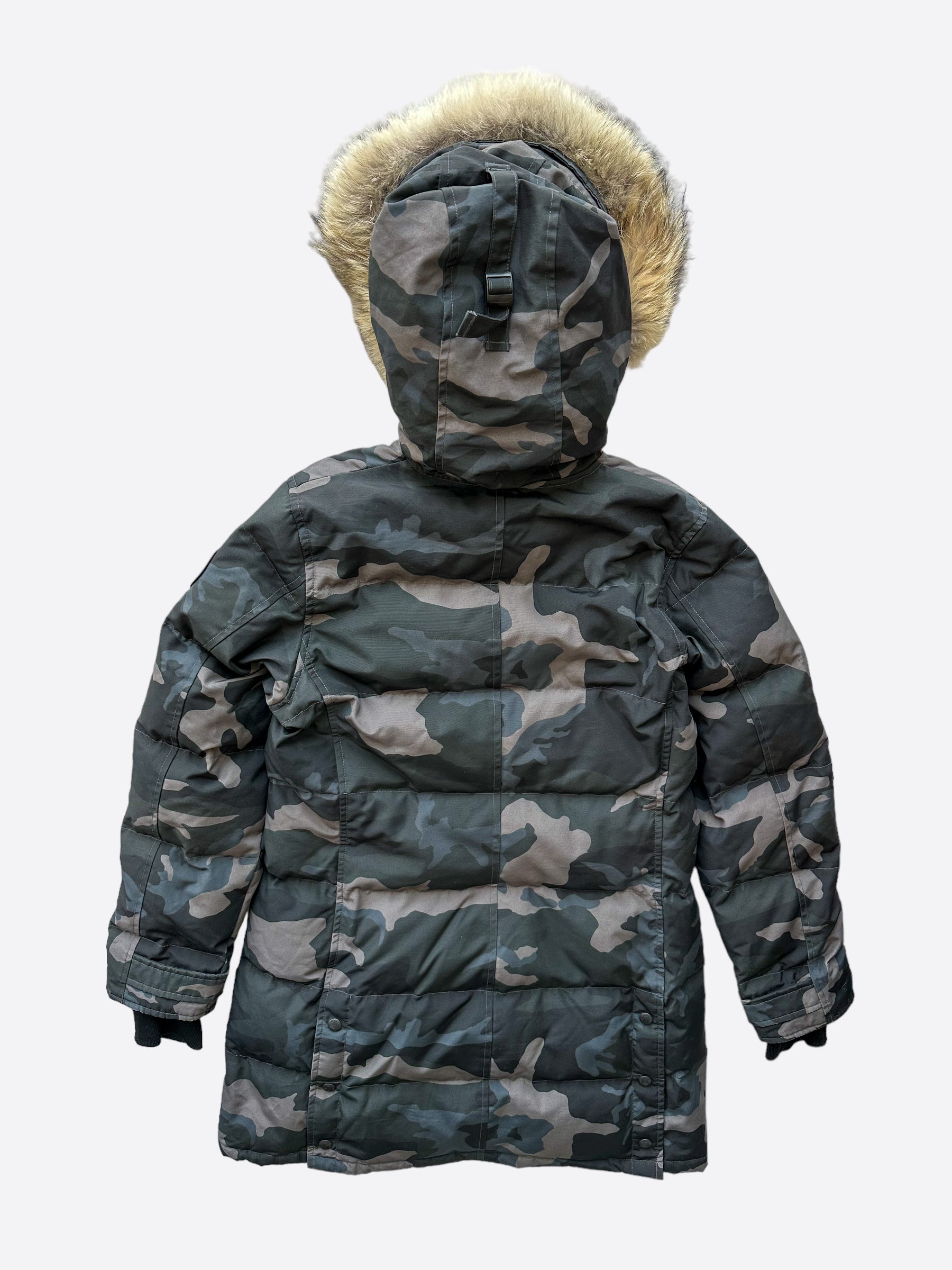 Canada goose black camo jacket on sale