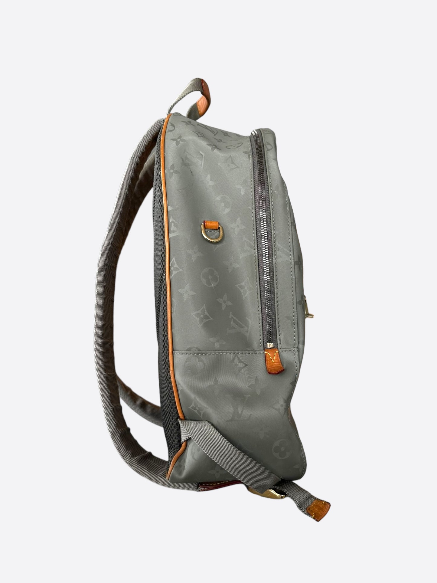 Louis Vuitton Silver Titanium Monogram Backpack