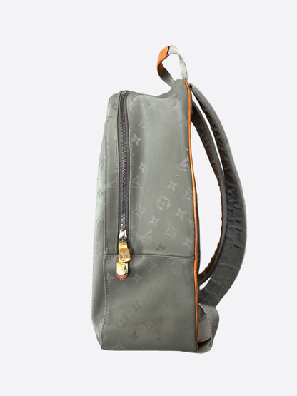 Louis Vuitton Silver Titanium Monogram Backpack