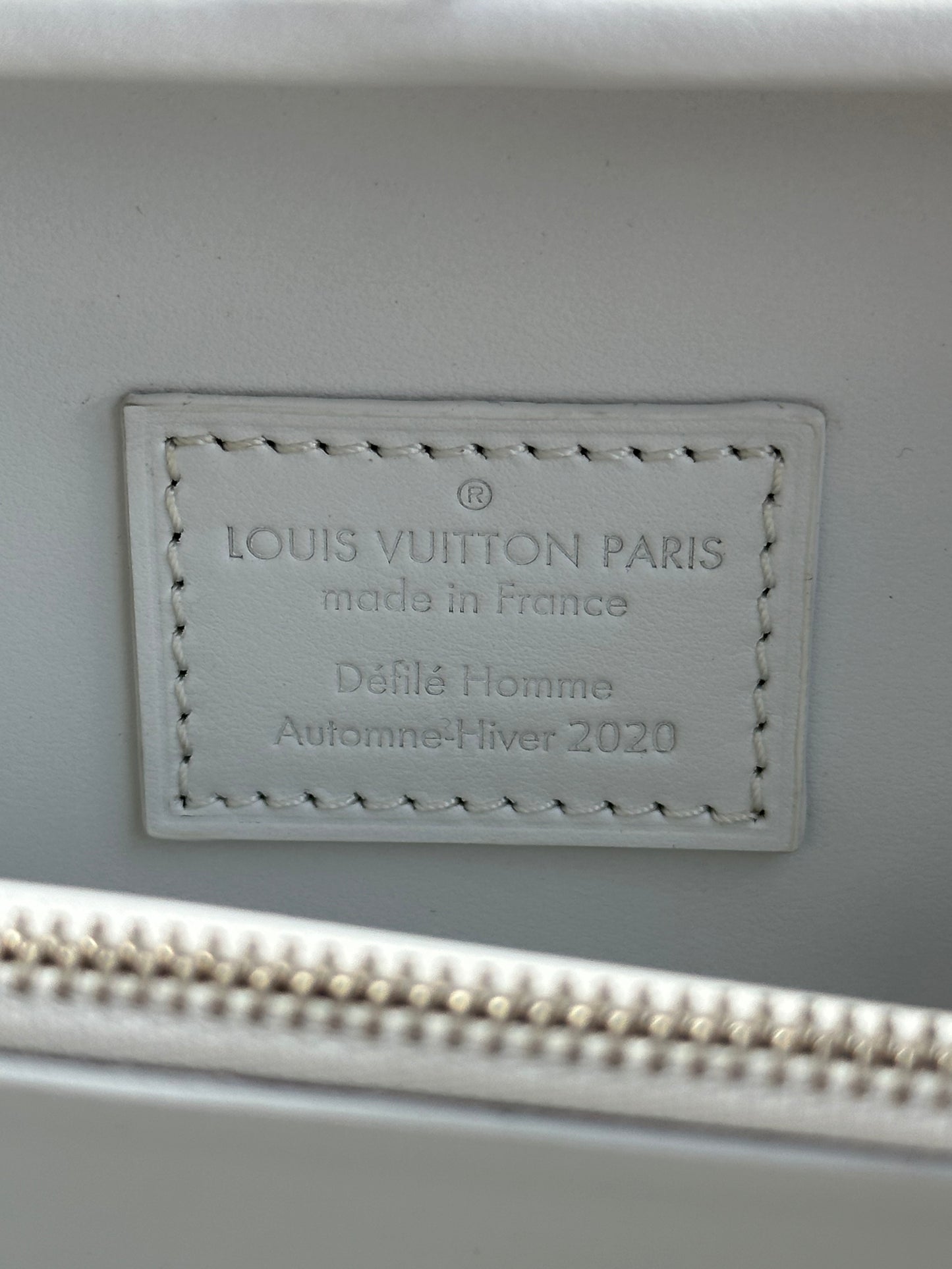 Louis Vuitton White Mirror Monogram Trunk