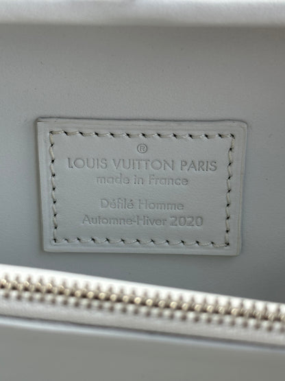 Louis Vuitton White Mirror Monogram Trunk