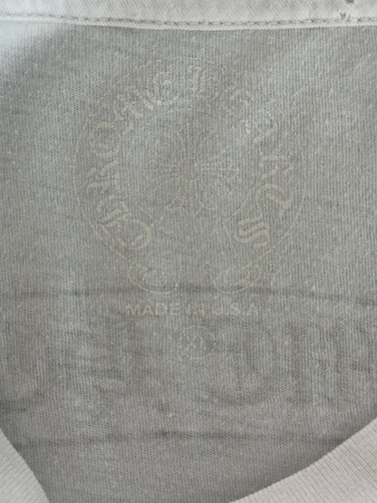 Chrome Hearts White & Black Scroll Logo T-Shirt