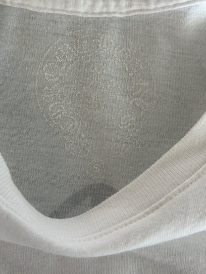 Chrome Hearts White & Black Honolulu Exclusive Jumbo Floral Cross T-Shirt