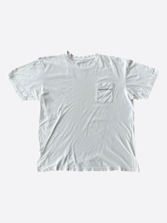 Chrome Hearts White & Black Scroll Logo T-Shirt