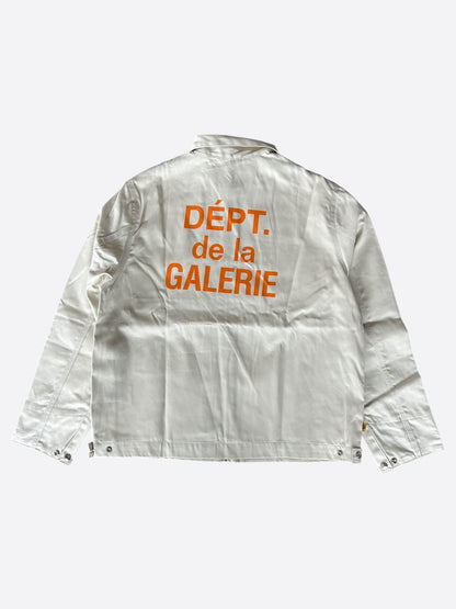 Gallery Dept Beige & Orange Logo Montecito Jacket