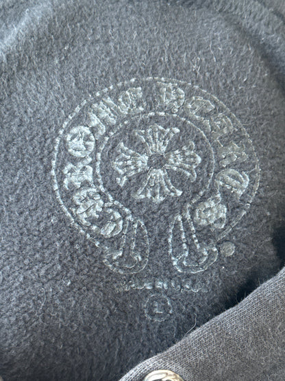 Chrome Hearts Mapplethorpe Black & Blue Horseshoe Logo Hoodie
