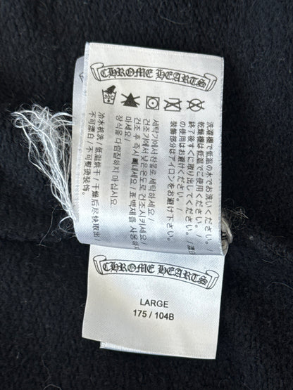 Chrome Hearts Mapplethorpe Black & Blue Horseshoe Logo Hoodie