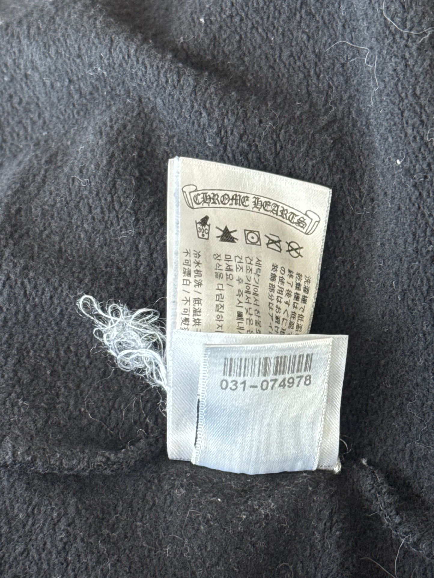Chrome Hearts Mapplethorpe Black & Blue Horseshoe Logo Hoodie