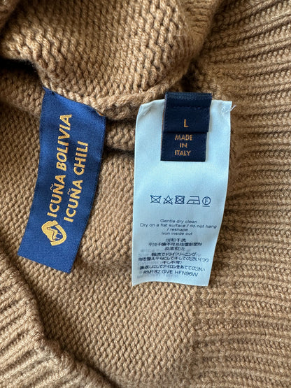 Louis Vuitton Brown Peace & Love Cashmere Sweater