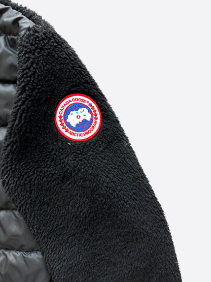 Canada Goose Black Hybridge Fleece Men's Jacket