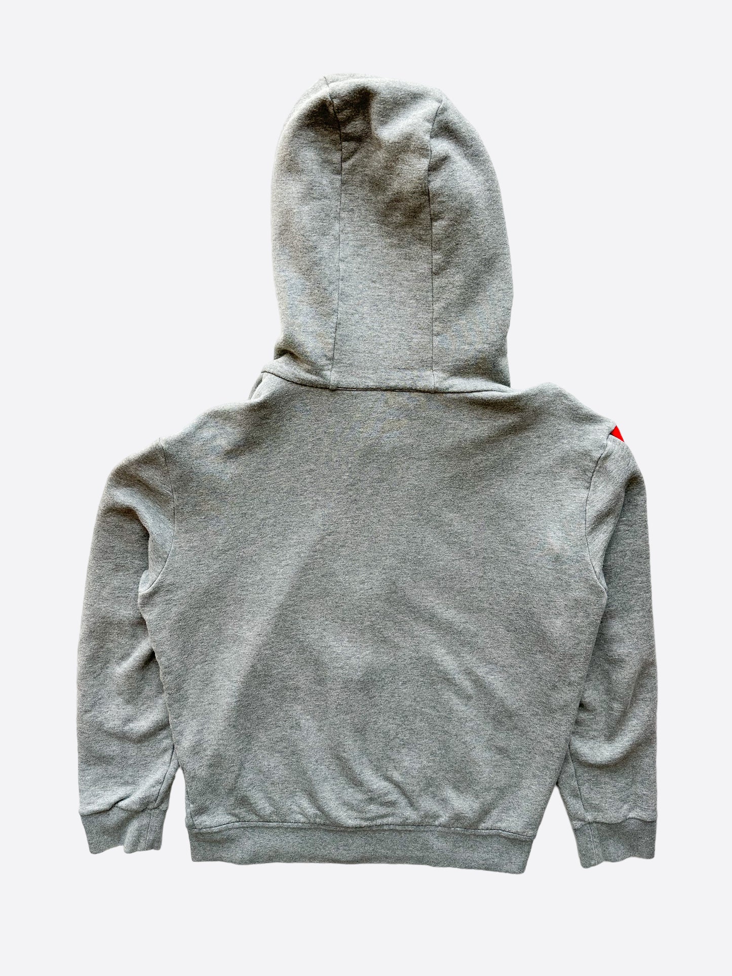 Moncler Grey Striped Zip Up Hoodie